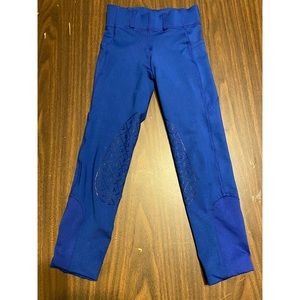 Used girls Ovation blue horse riding pants XS